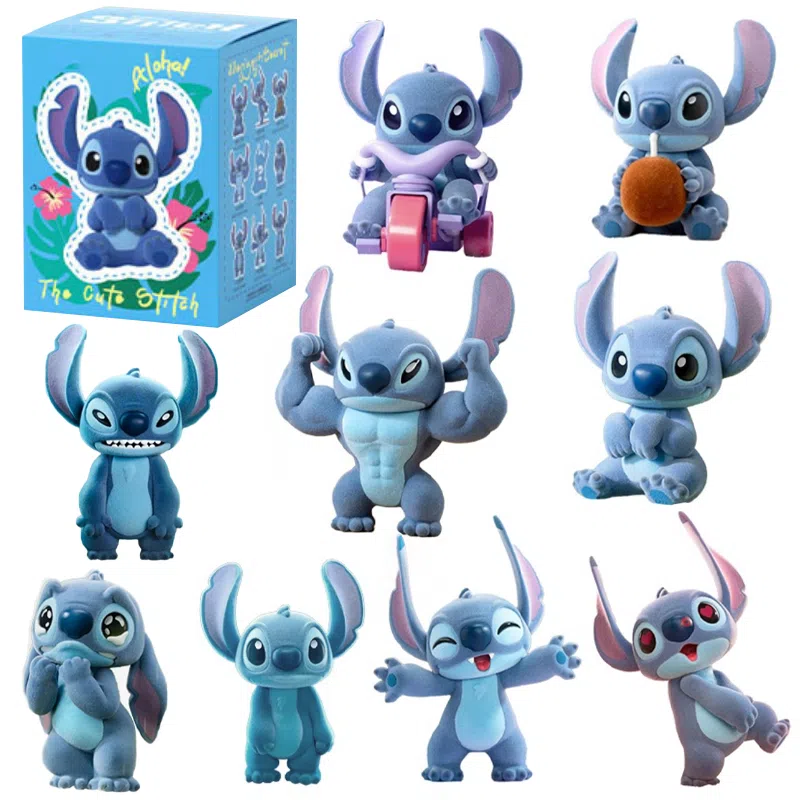 九木杂物社 史迪奇 怪可爱系列 手办潮玩玩具 盲盒类 单个随机