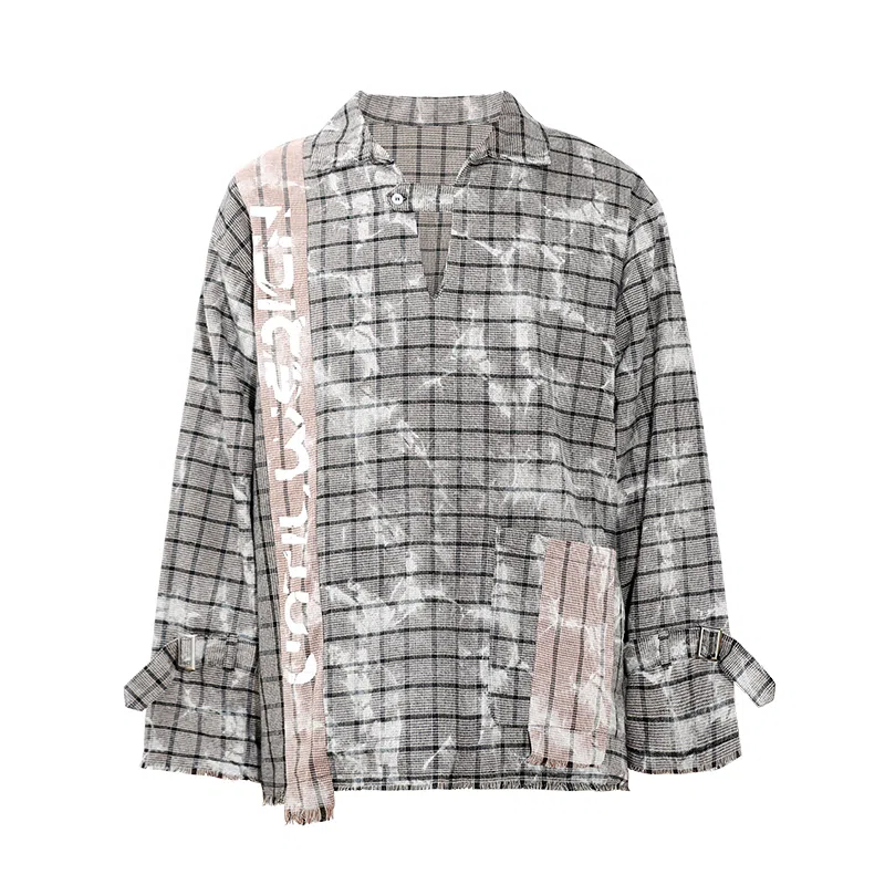 UNTILWERICH Vintage Plaid Shirt