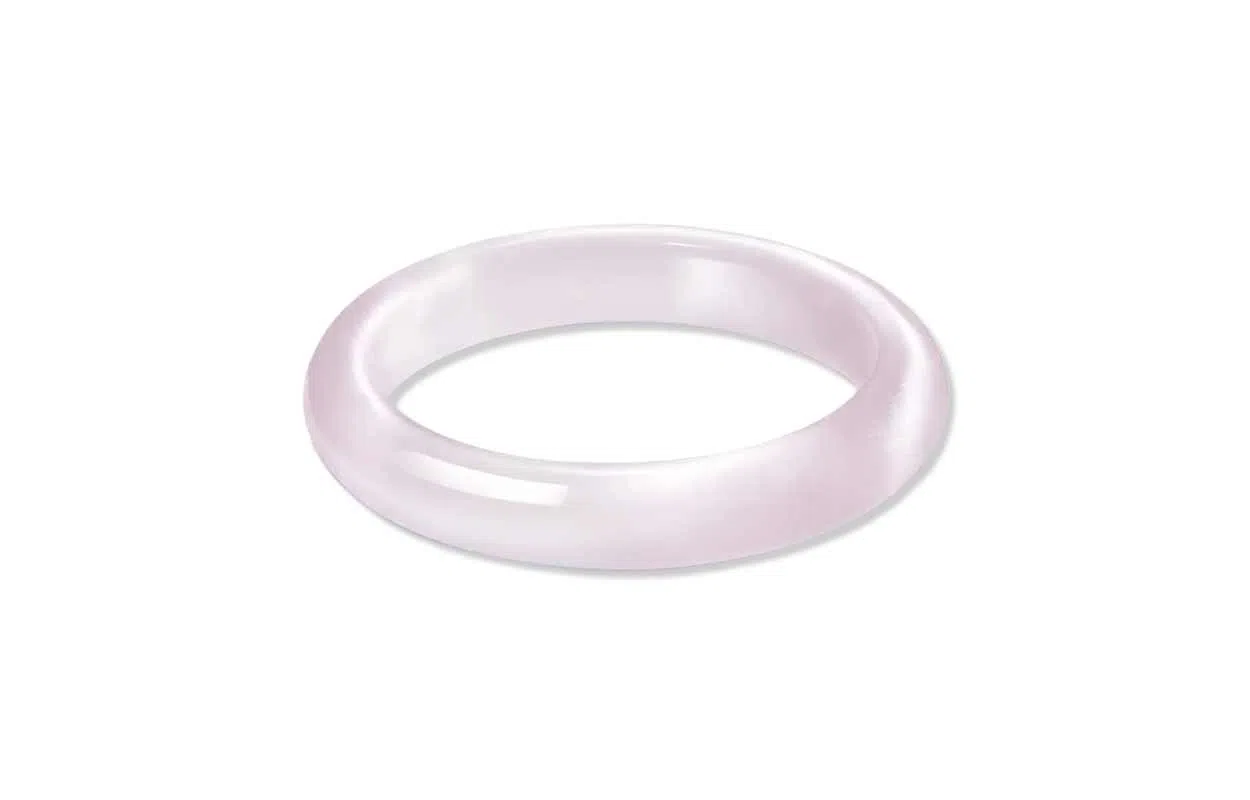 百利金 白月光 国潮新中式典雅气质清冷感 小众设计 一步一响 汉服旗袍手饰 玻璃猫眼 手镯 男女同款情侣款