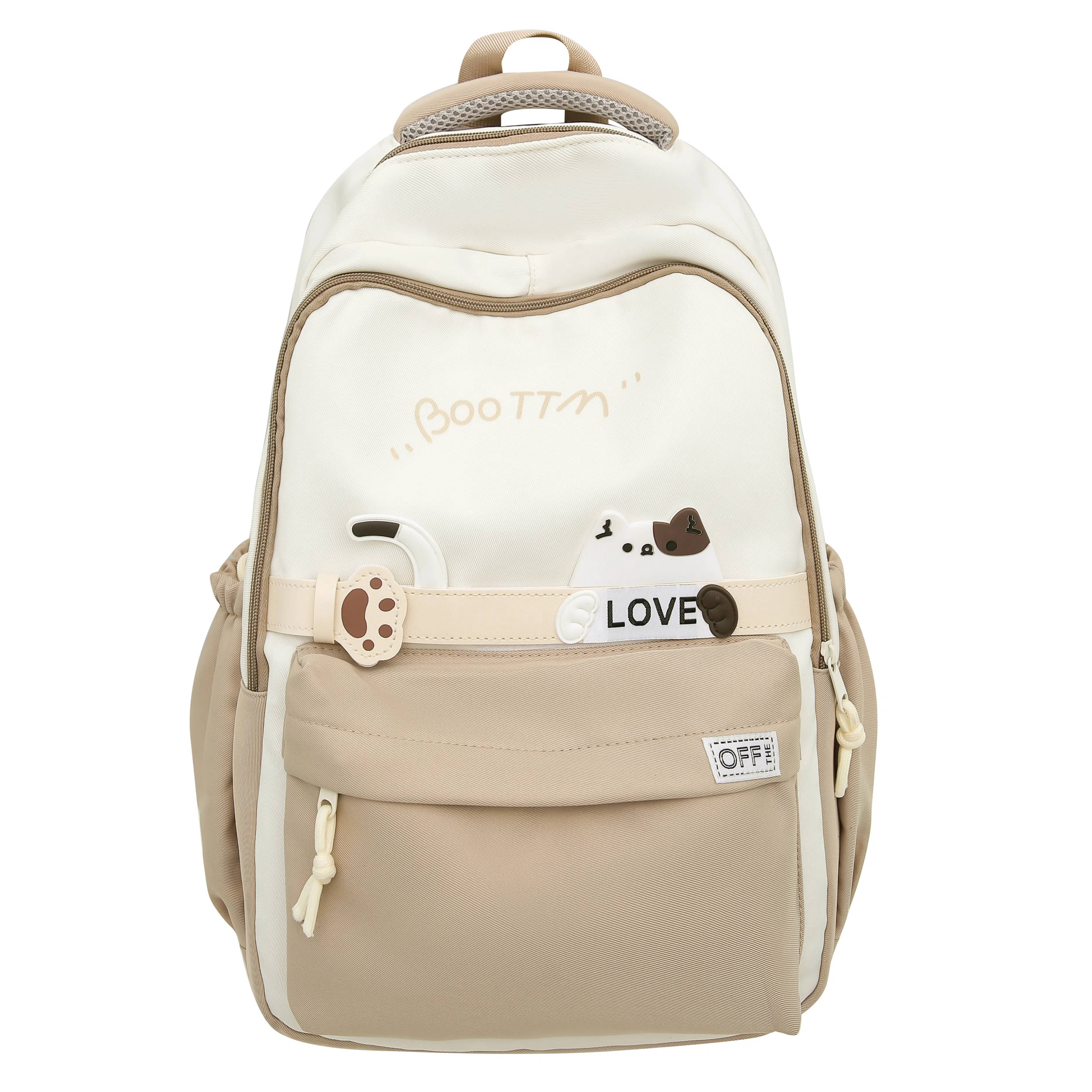 彤彤兔 休闲百搭背包高颜值 尼龙 双肩包 常规 女款 黑色/卡其色/粉色/紫色/蓝色