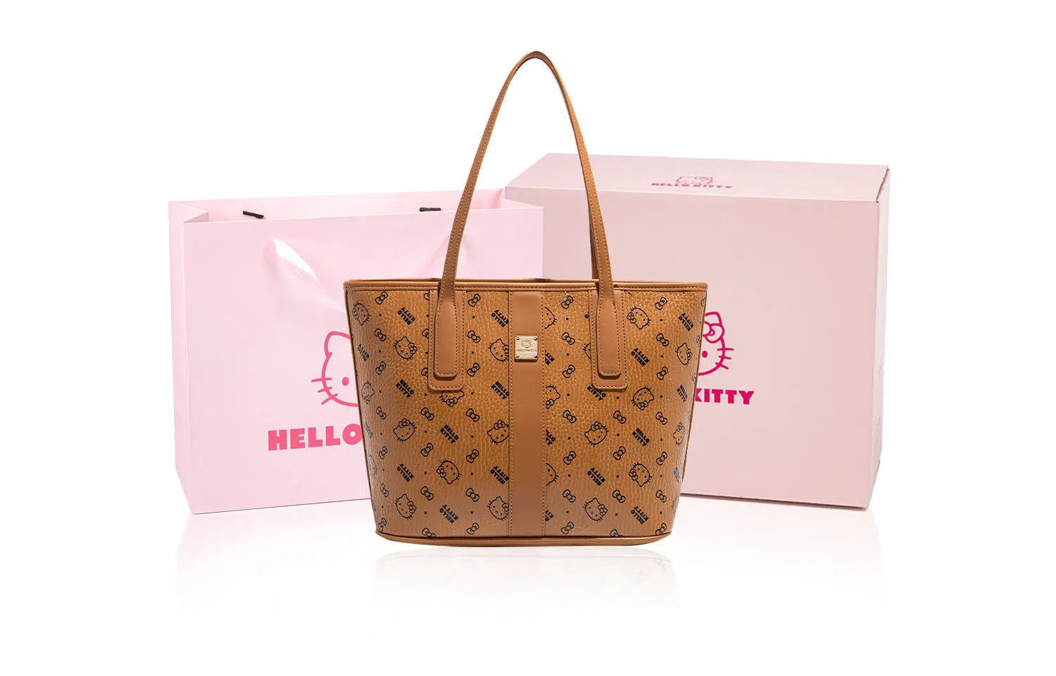 MESUCA x Hello Kitty kitty PU Tote