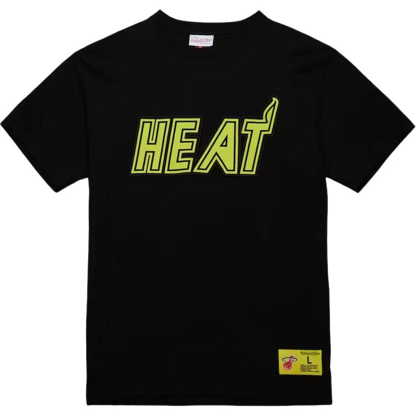 Mitchell & Ness x NBA Miami Heat Neon Nights T-Shirt