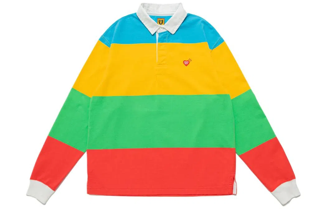 HUMAN MADE Multi Stripe Rugby Shirt
