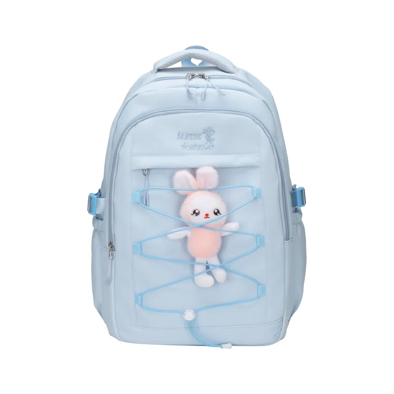 彤彤兔 背包简约学院风书包 尼龙 双肩包 常规 女款 多色