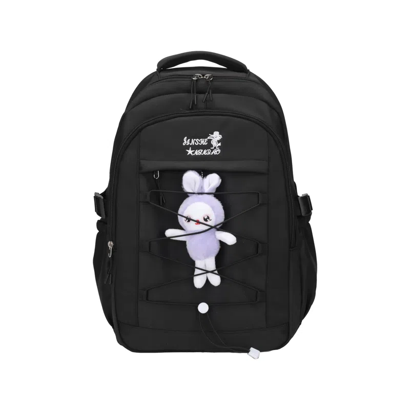 彤彤兔 背包简约学院风书包 尼龙 双肩包 常规 女款 多色