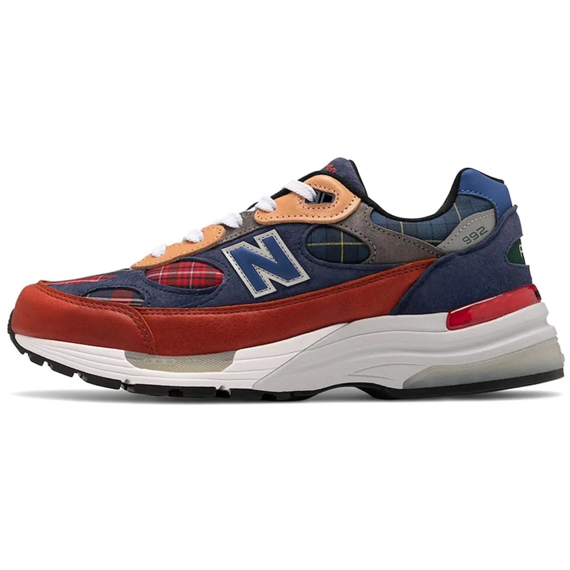 CONCEPTS x New Balance NB 992 "Plaid Patchwork"