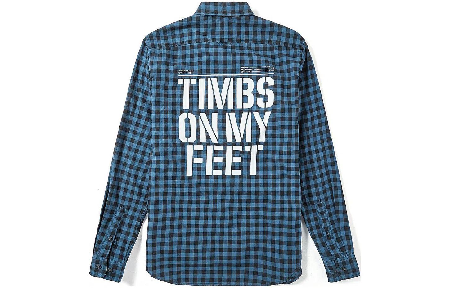 Timberland Plaid Letter Print Shirt