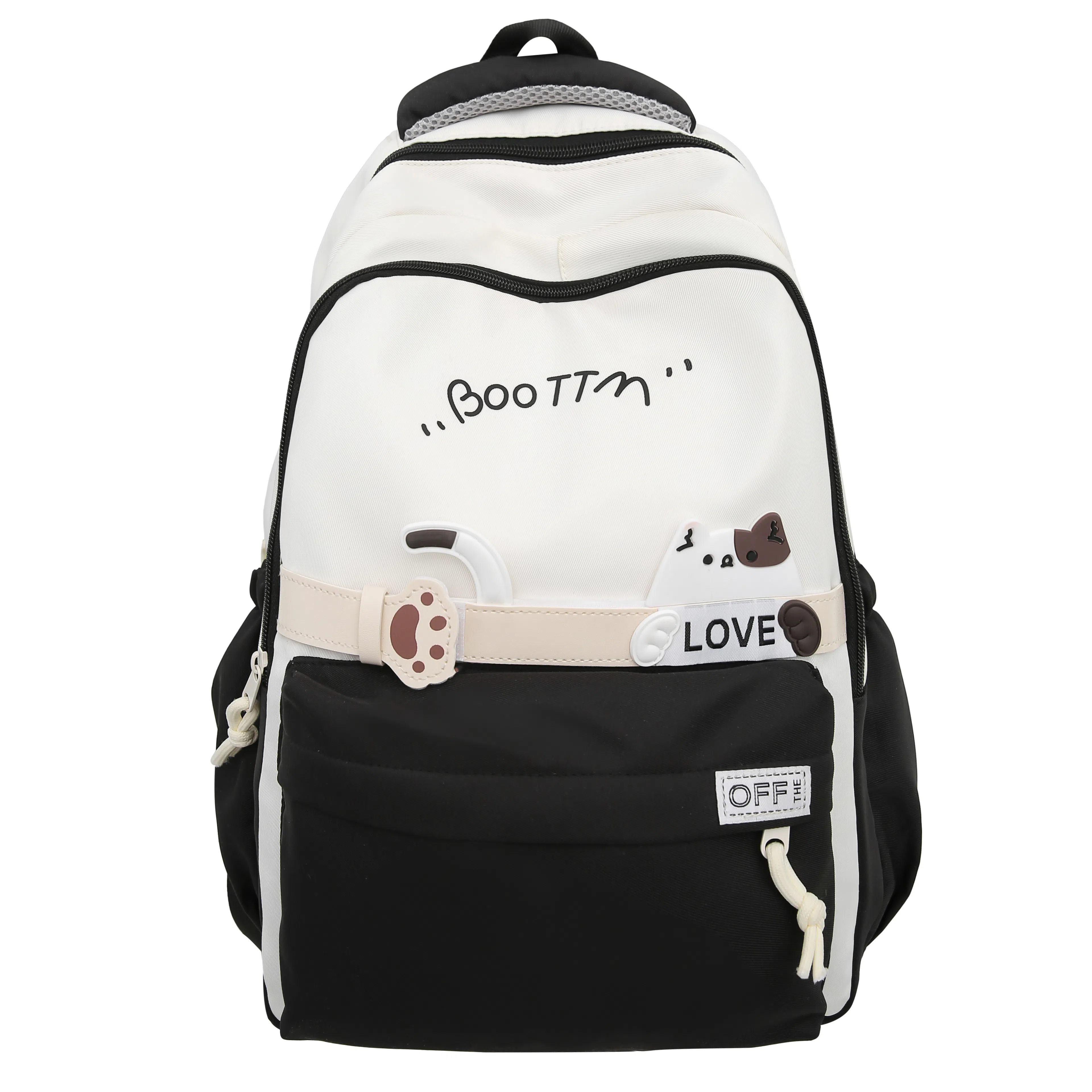 彤彤兔 休闲百搭背包高颜值 尼龙 双肩包 常规 女款 黑色/卡其色/粉色/紫色/蓝色