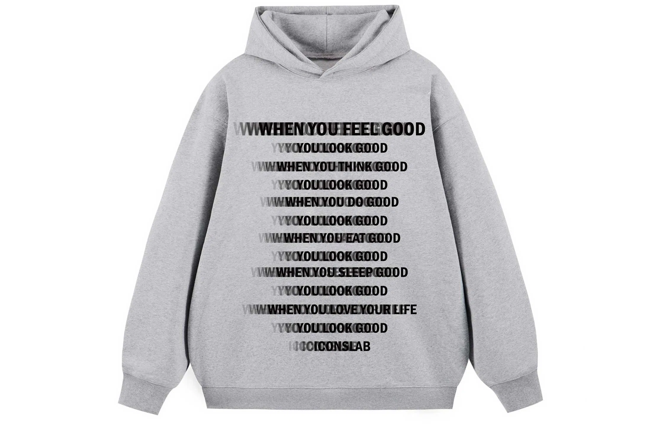 ICONS Lab x SSUR PLUS Phantom Letter Hoodie