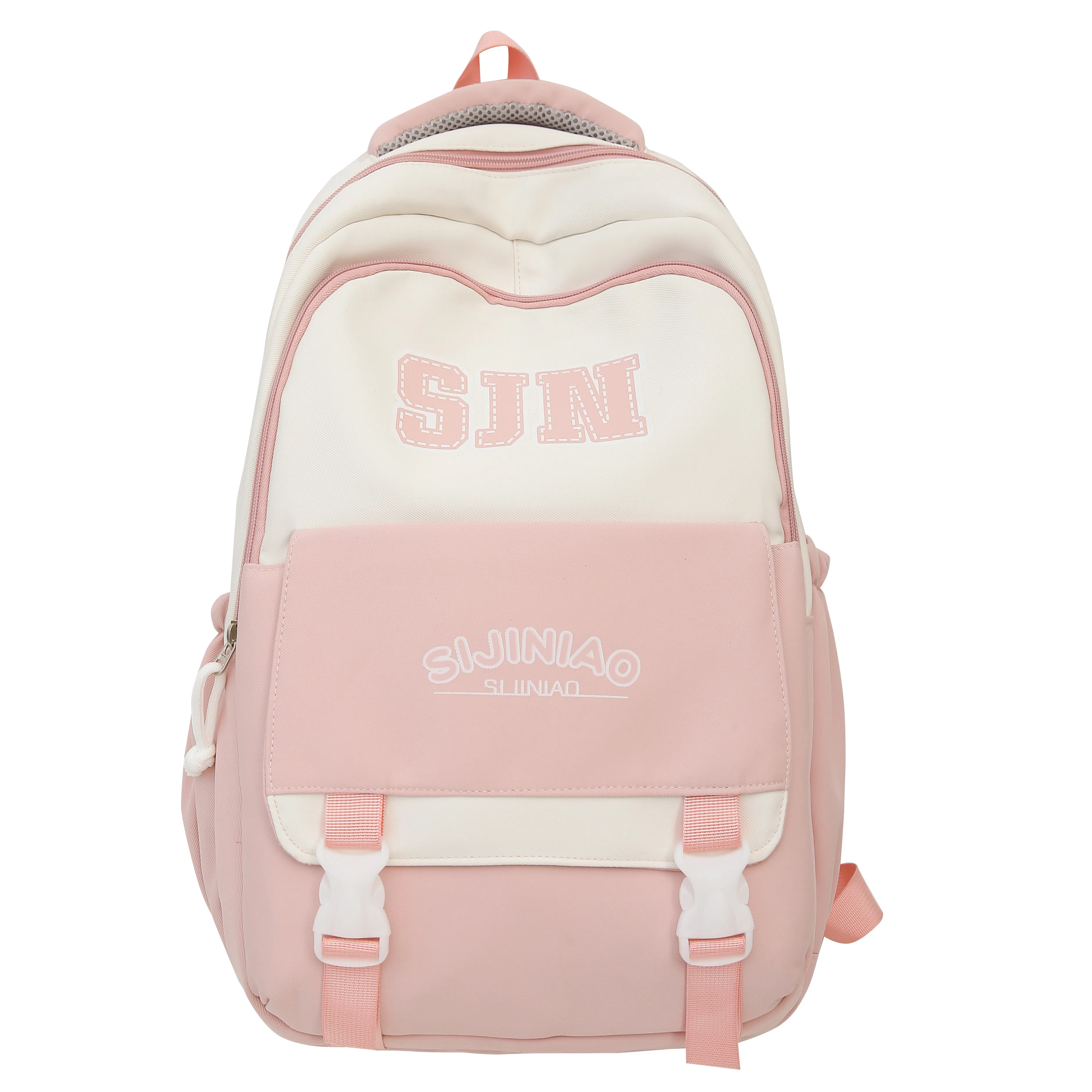 彤彤兔 轻便大容量百搭休闲 尼龙 双肩包 女款 黑色\紫色\粉色\红色\蓝色