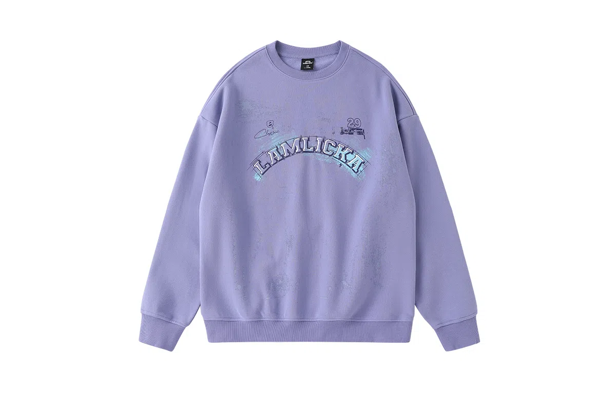 LAMLICKA Original Hand-painted Print Sweatshirt