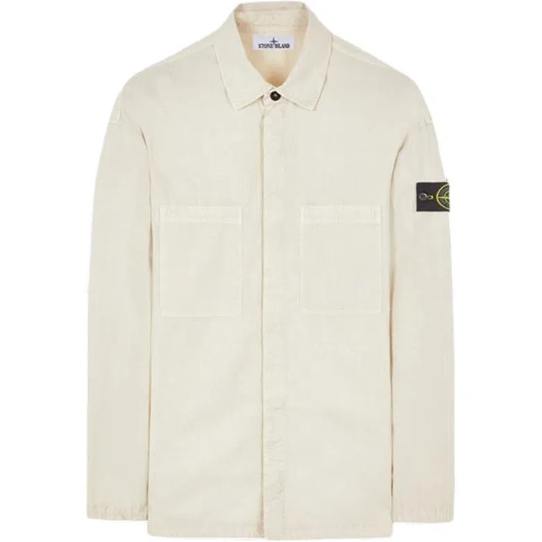 Stone Island Long Sleeve Shirt White