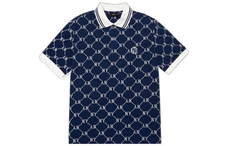 MLB Yankees Logo Polo Navy