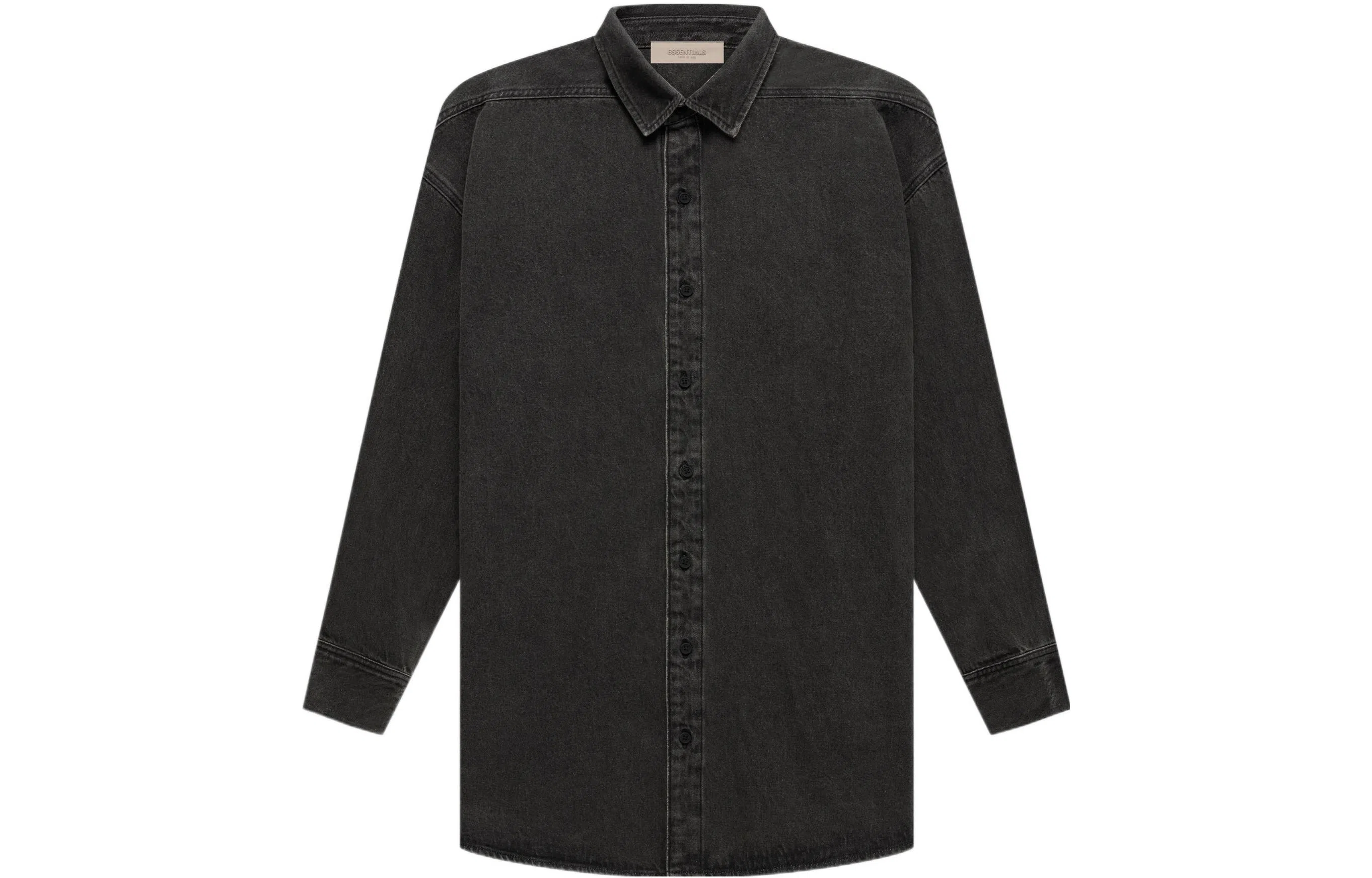 Fear of God Essentials SS22 Denim Ls Shirt Black