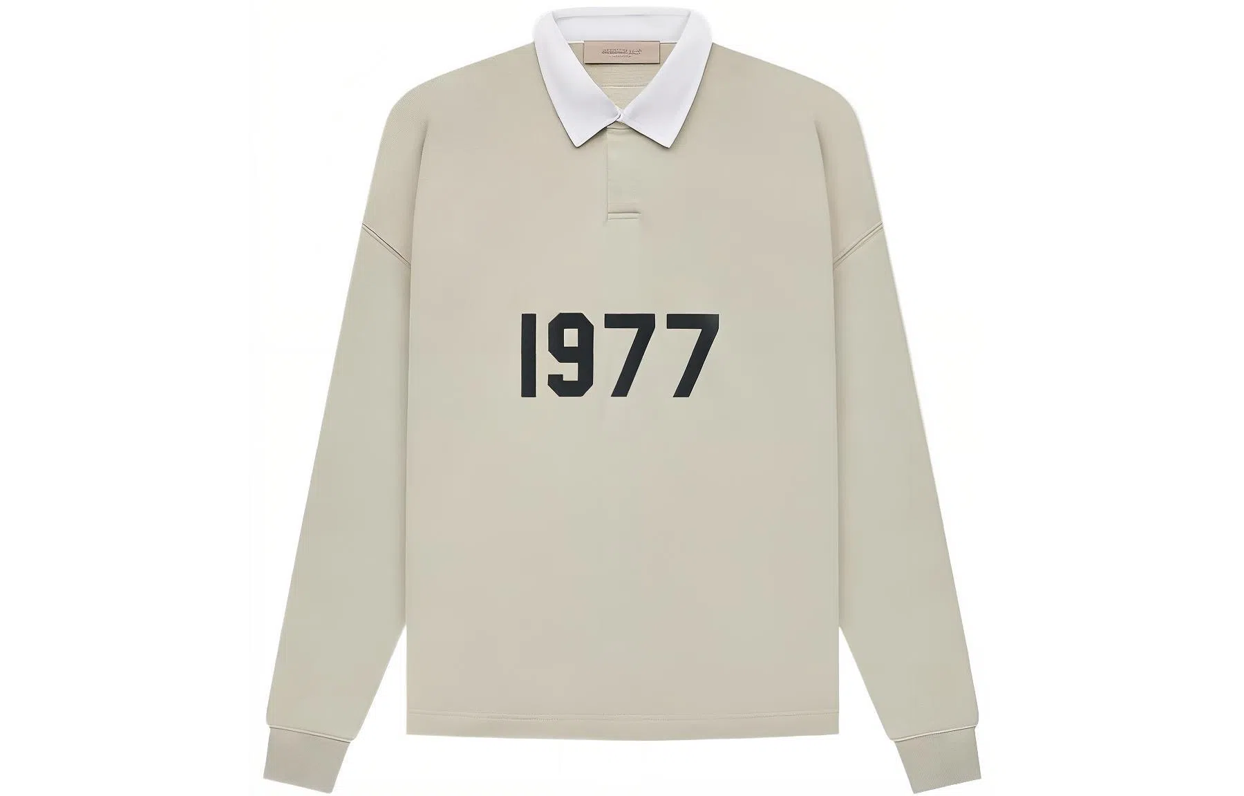 Fear of God Essentials 1977 SS22 Rugby Wheat Polo