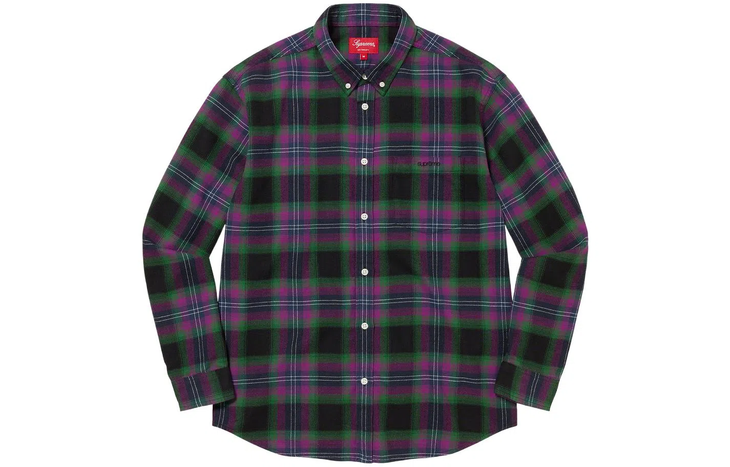 Supreme Brushed Plaid Flannel Shirt