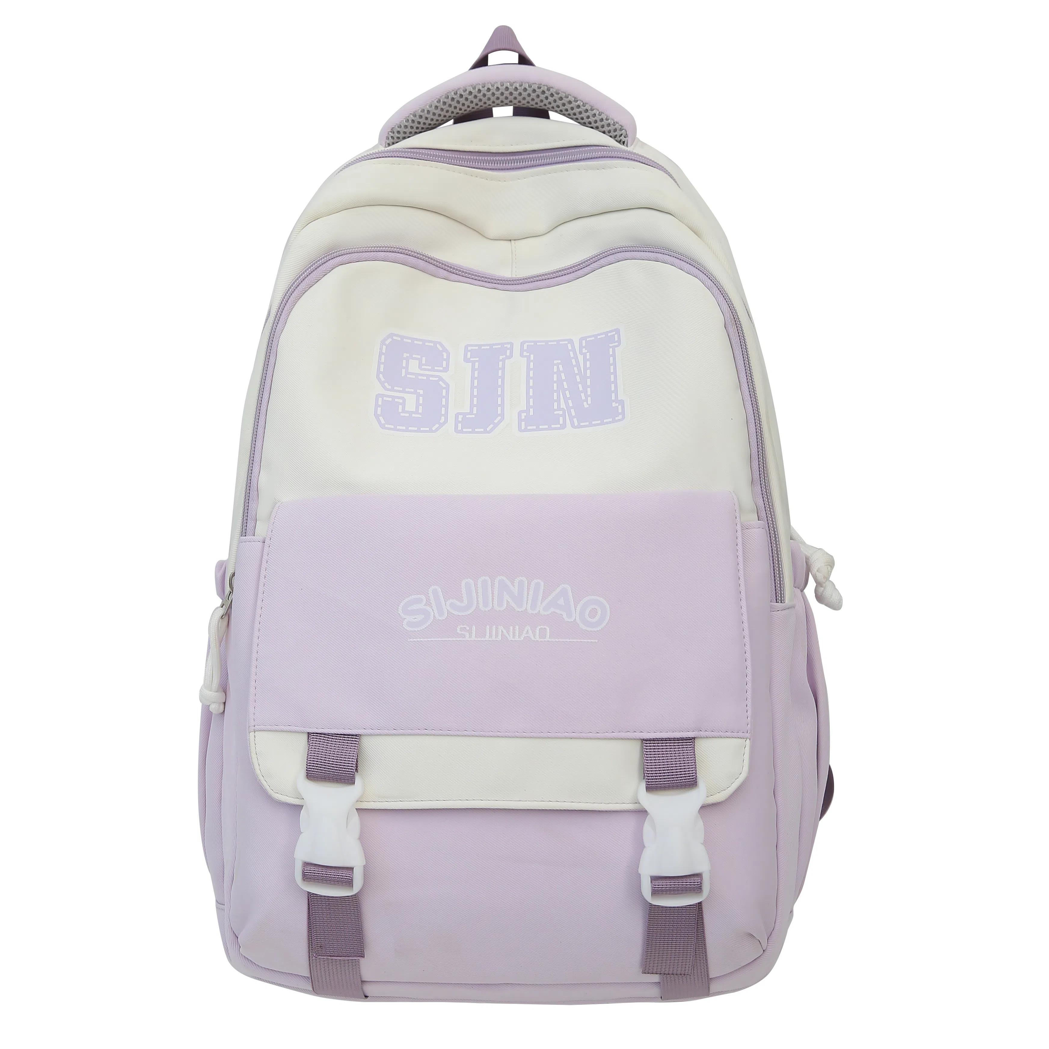 彤彤兔 轻便大容量百搭休闲 尼龙 双肩包 女款 黑色\紫色\粉色\红色\蓝色