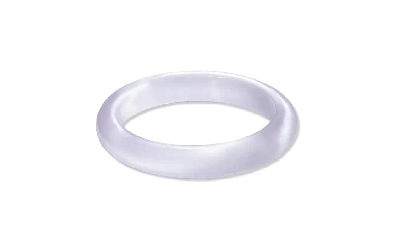 百利金 白月光 国潮新中式典雅气质清冷感 小众设计 一步一响 汉服旗袍手饰 玻璃猫眼 手镯 男女同款情侣款