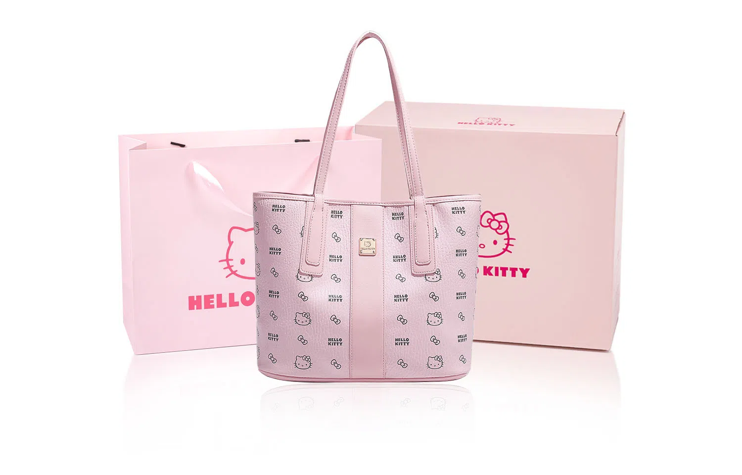 MESUCA x Hello Kitty kitty PU Tote