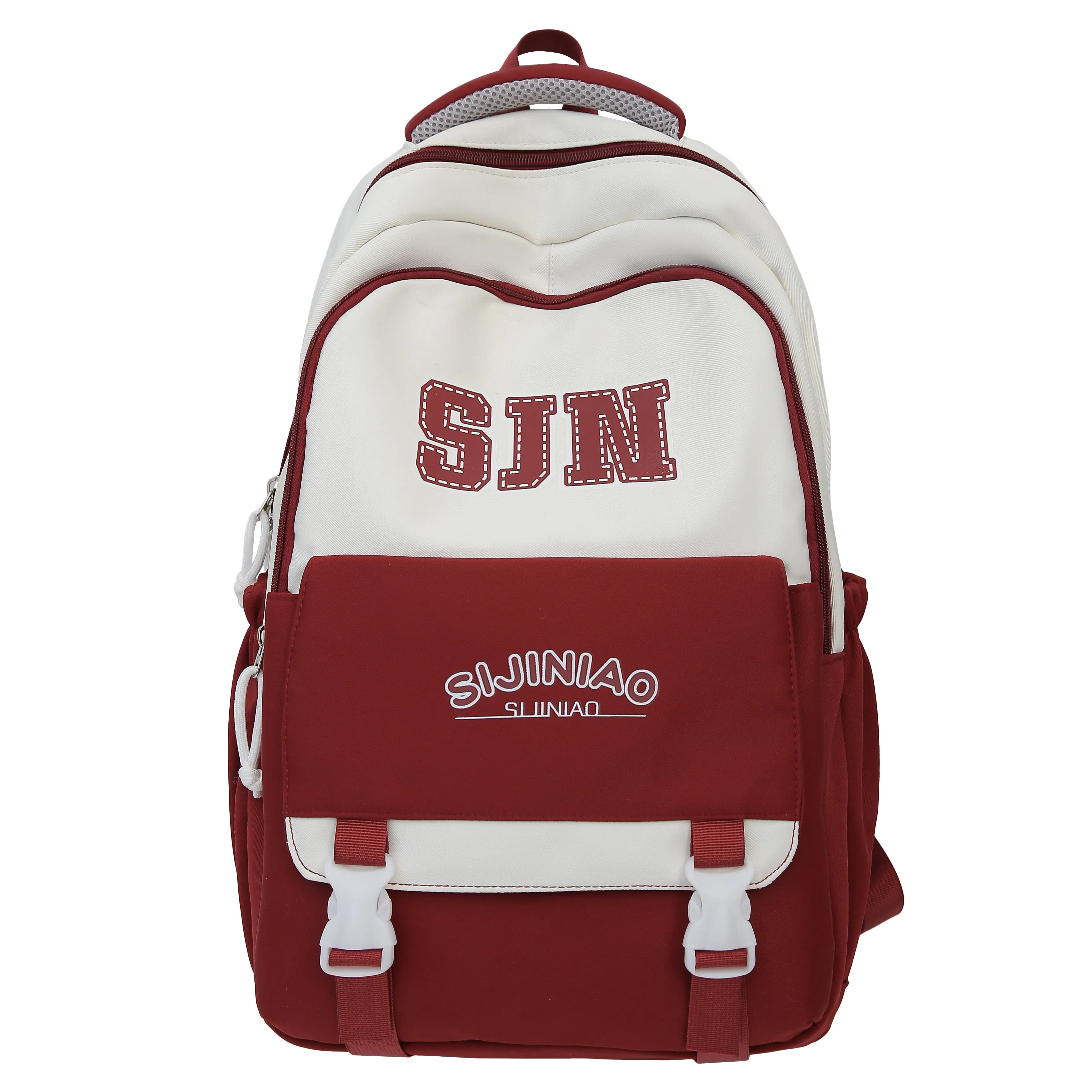 彤彤兔 轻便大容量百搭休闲 尼龙 双肩包 女款 黑色\紫色\粉色\红色\蓝色