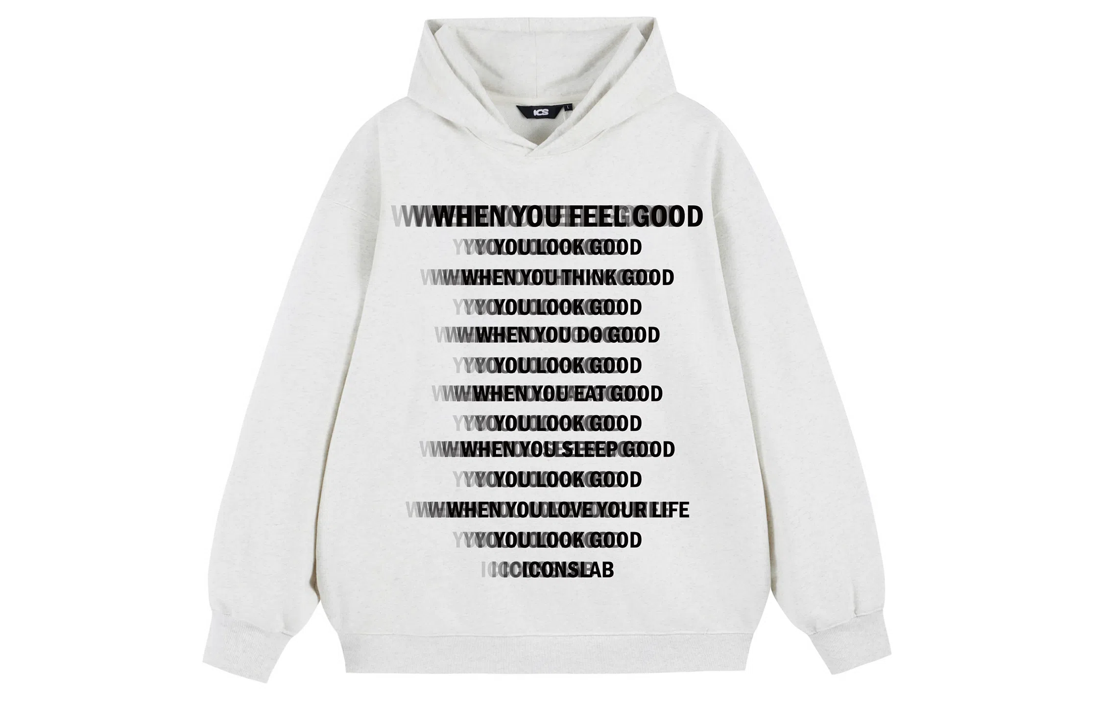 ICONS Lab x SSUR PLUS Phantom Letter Hoodie