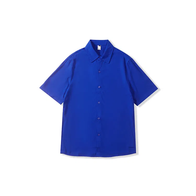 我是大卫 时尚轻薄透气短袖衬衫 男女同款