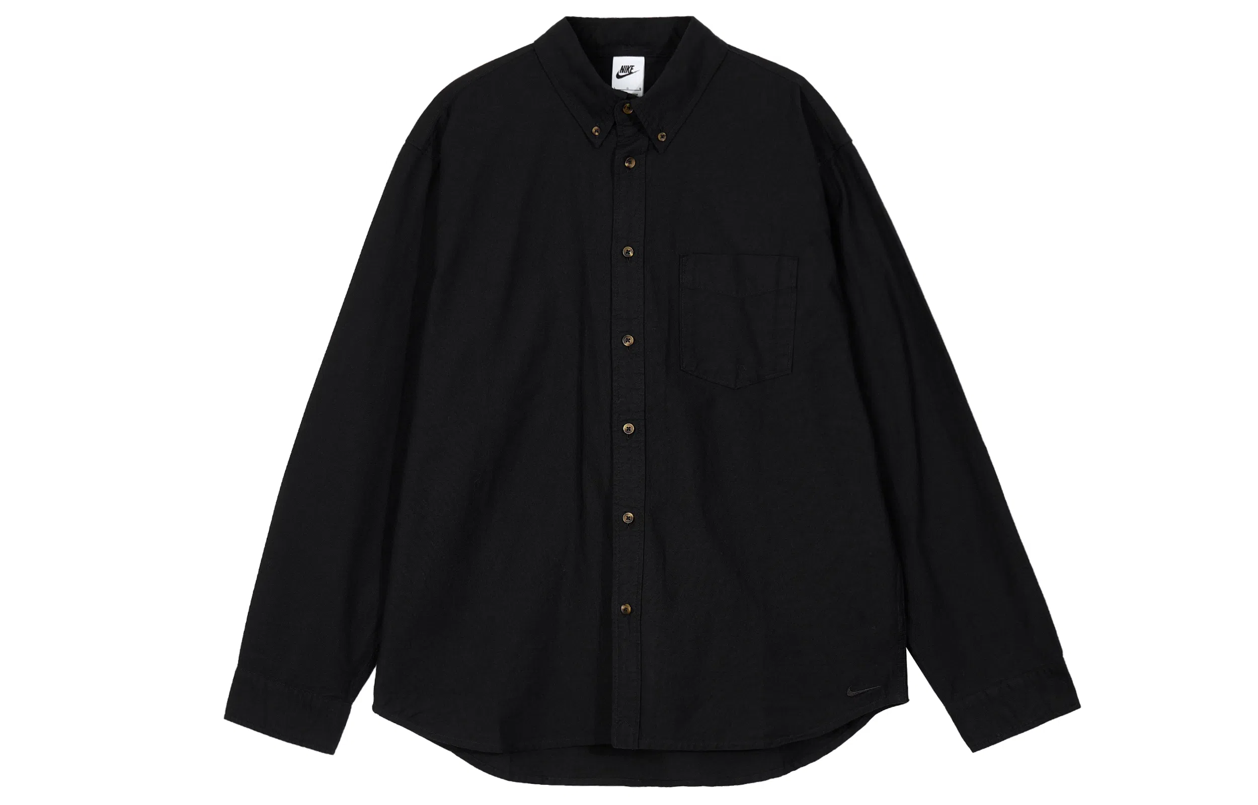 Nike Life Long Sleeve Shirt Black