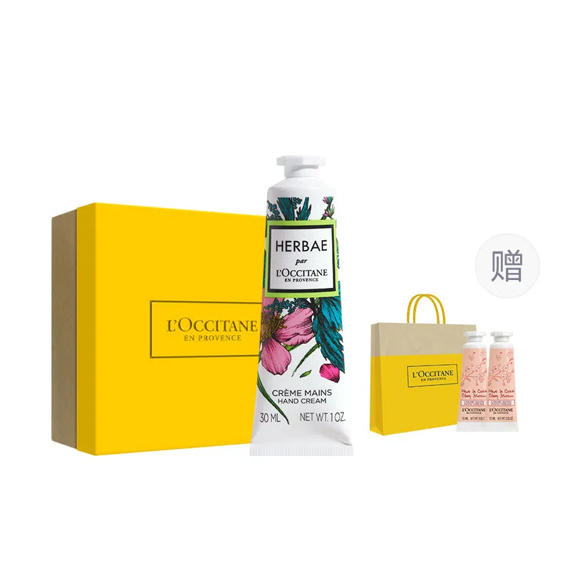 欧舒丹 甜蜜樱花乳木果玫瑰云中月桂香氛手霜套装 保湿滋润