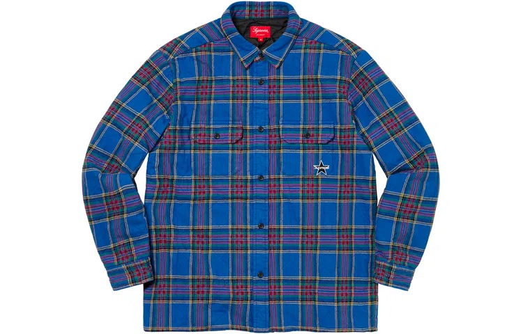 Supreme FW21 Week 12 Quilted Plaid Flannel Shirt