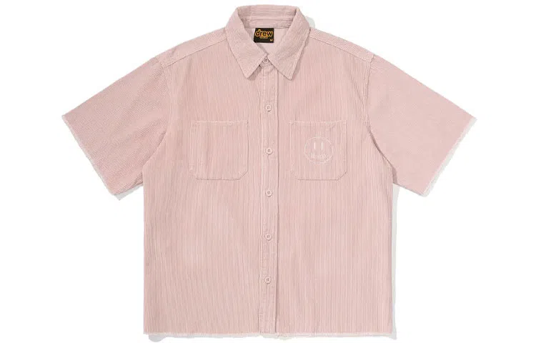 Drew House FW21 Corduroy Ss Shirt Mauve drew