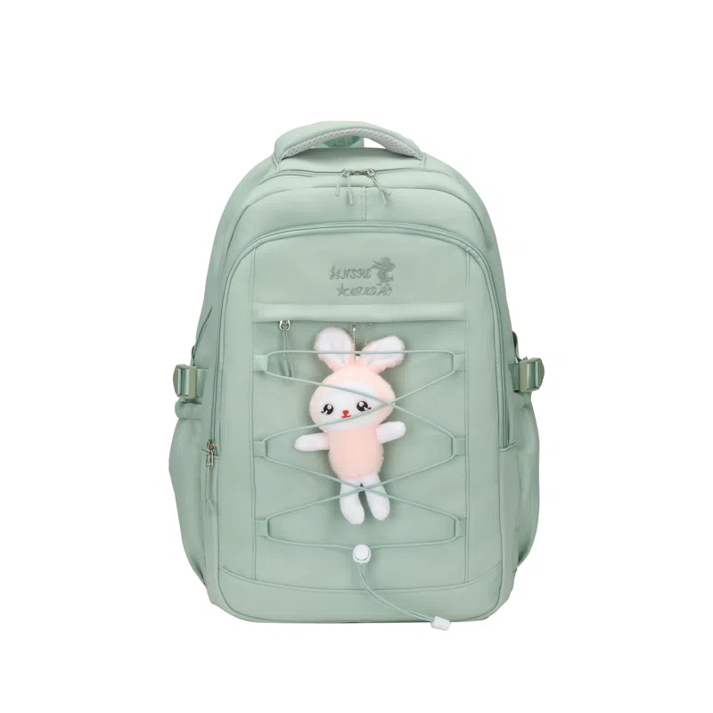 彤彤兔 背包简约学院风书包 尼龙 双肩包 常规 女款 多色