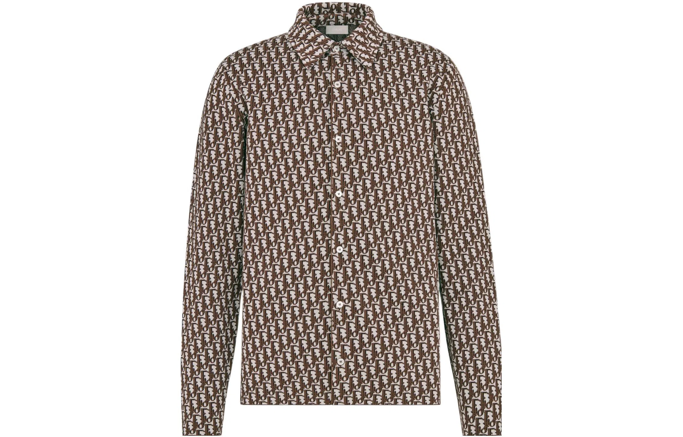 Dior SS22 Logo Brown Shirt