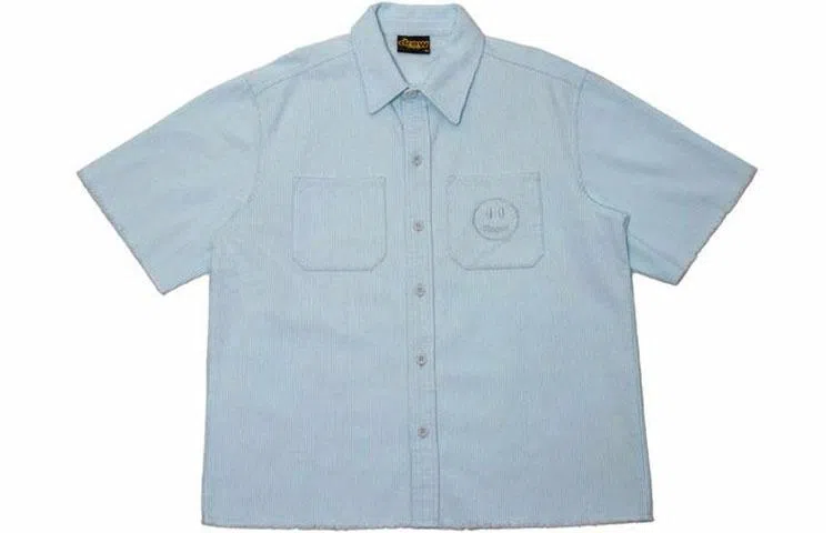 Drew House Corduroy Ss Shirt Baby Blue