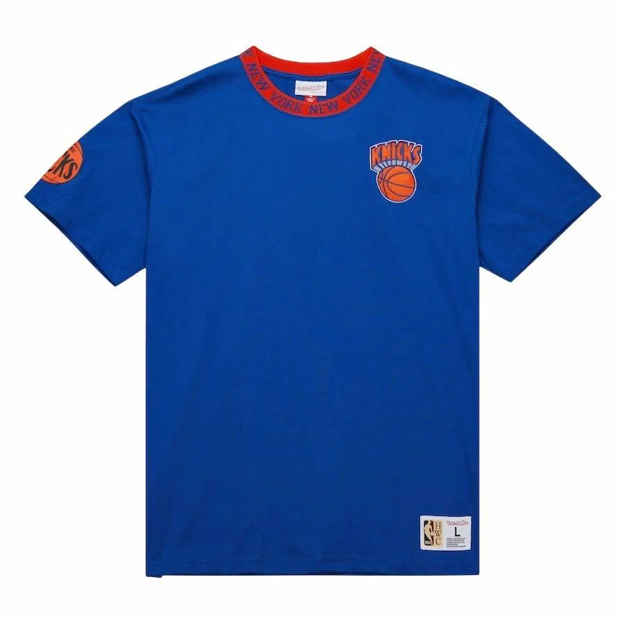 Mitchell & Ness x NBA New York Knicks Classics Jacquard Ringer Tee