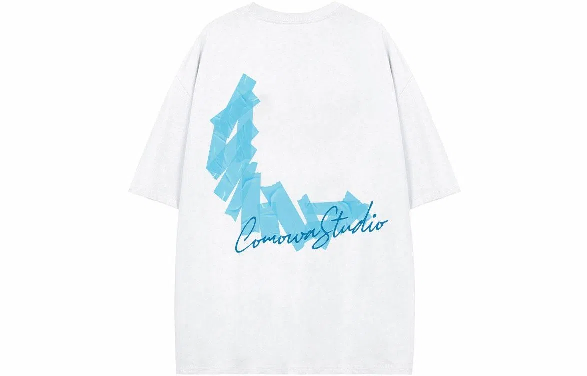COMOWA Graffiti Tape Stars Moon Logo Tee Set
