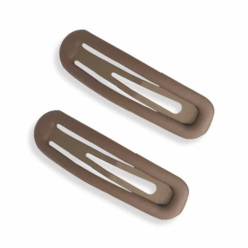 蒙妮 时尚磨砂掰掰夹 金属 边夹 男女同款情侣款