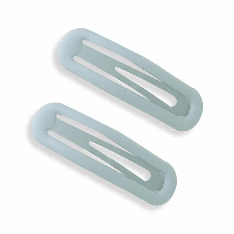 蒙妮 时尚磨砂掰掰夹 金属 边夹 男女同款情侣款