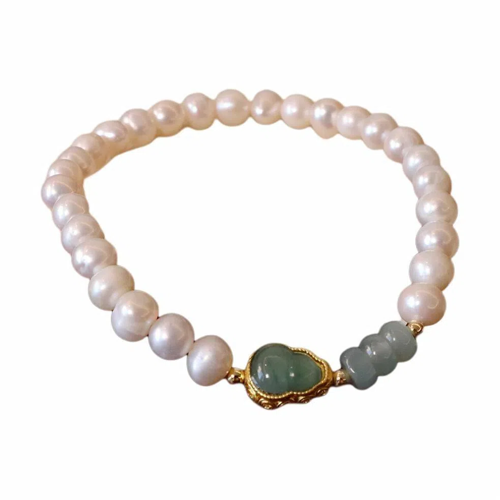 【有福禄】 指尖瑰宝 新中式简约大气温婉温柔与灵动的结合日常必备 珍珠 手串 男女同款情侣款