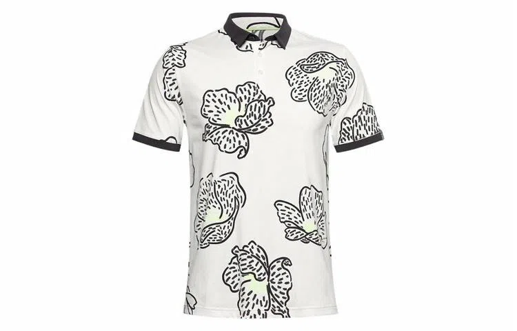 Under Armour Golf Floral Polo White