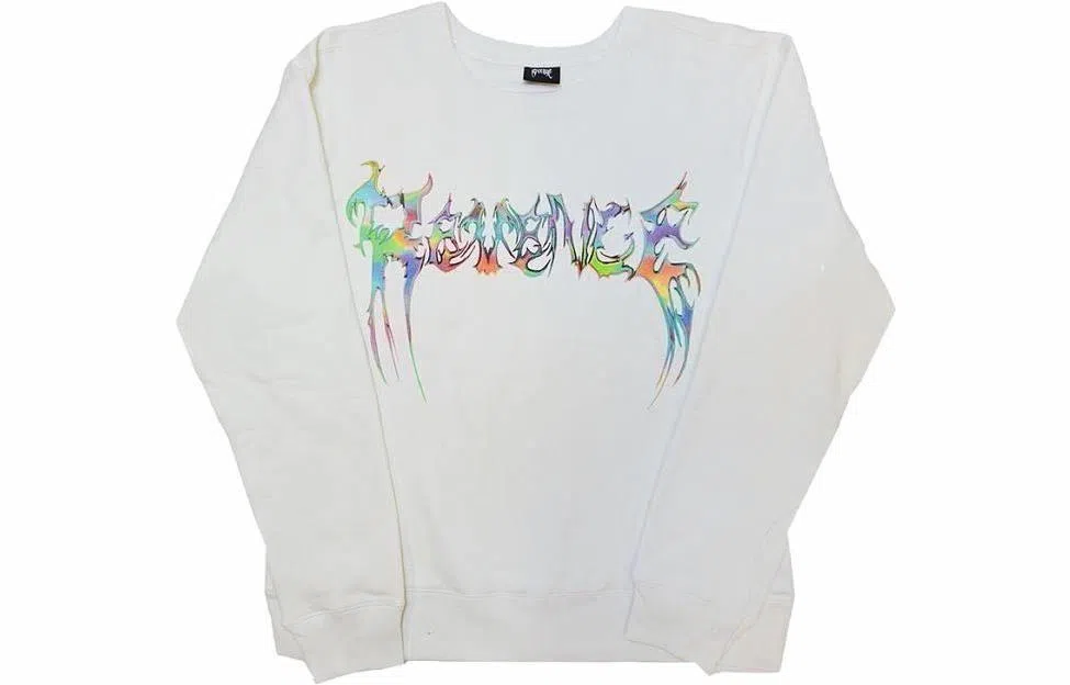 Revenge Logo Pullover White