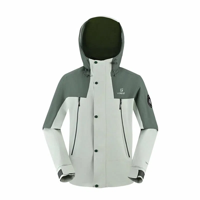 探路者  户外登山徒步  防水防风透气冲锋衣 男款