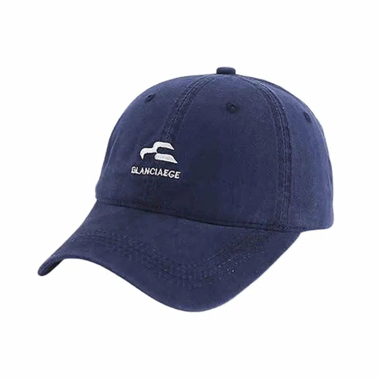 心水好物 早春大头围韩版户外出行防晒百搭刺绣字母 棉 鸭舌帽 男女同款情侣款