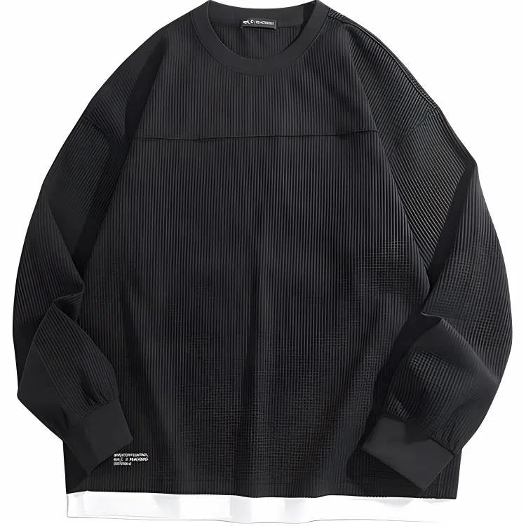 PEACEBIRD MEN Eye-C Collaboration Sweatshirt Black