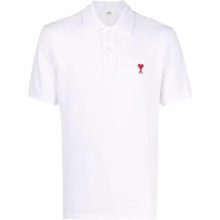 AMIPARIS De Coeur Polo White
