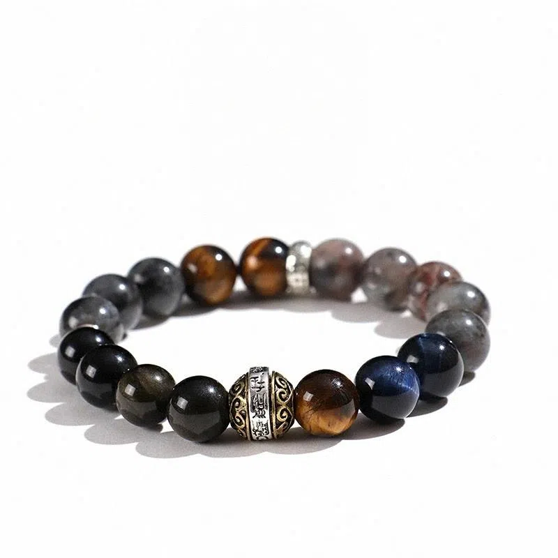 【虎虎生威】 指尖瑰宝 新中式复古事业有成升官发财升职加薪诸事顺利运气爆棚#好运天然 虎眼石 手串 男款