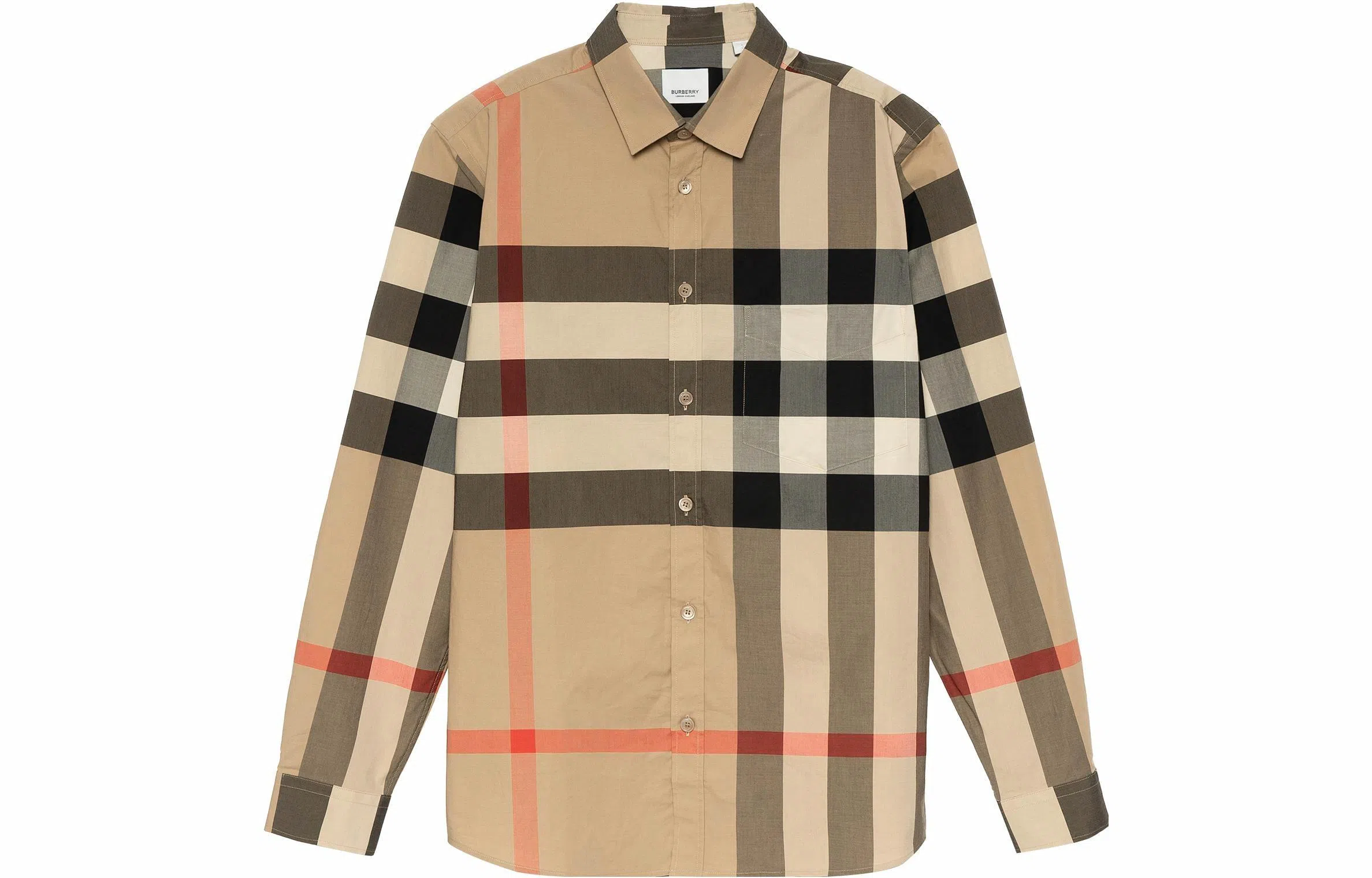 Burberry Check Long Sleeve Shirt