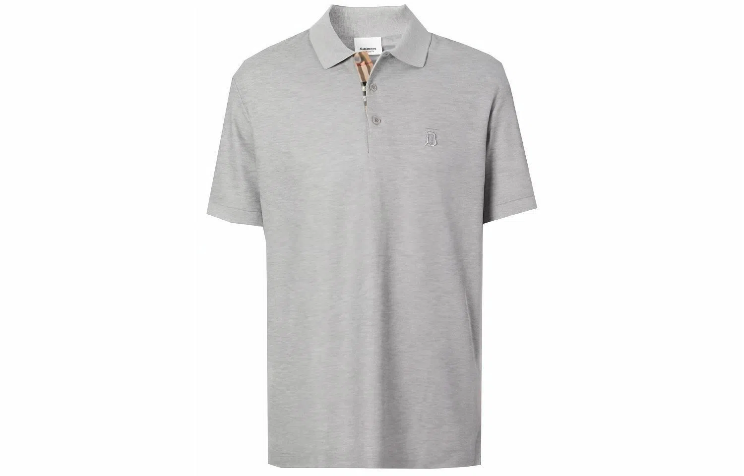 Burberry Polo Shirt Light Gray