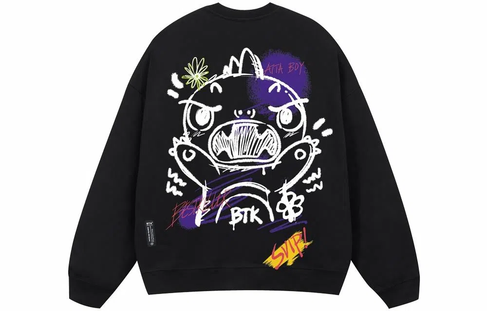 BTK Cartoon Monster Graffiti Sweatshirt
