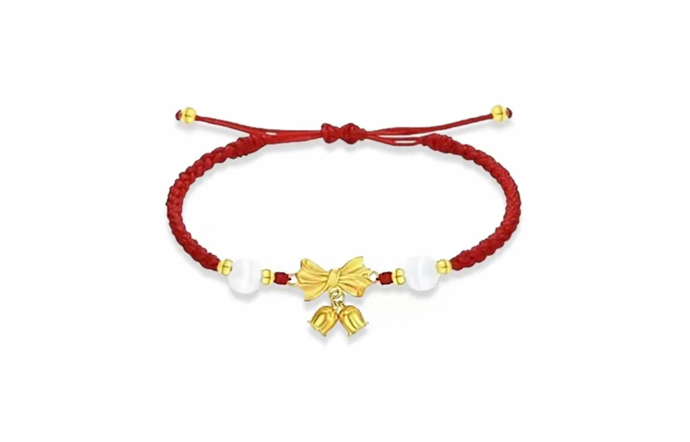 嘉福莱 蝴蝶结 甜美可爱少女心 简约小众精致优雅 通勤百搭校园潮流 琉璃 手链 男女同款情侣款