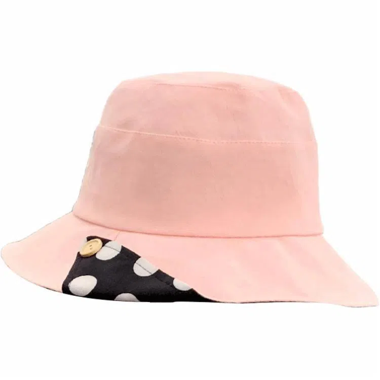 红豆 遮阳帽春夏户外防紫外线可折叠太阳帽 聚酯纤维 防晒帽 女款